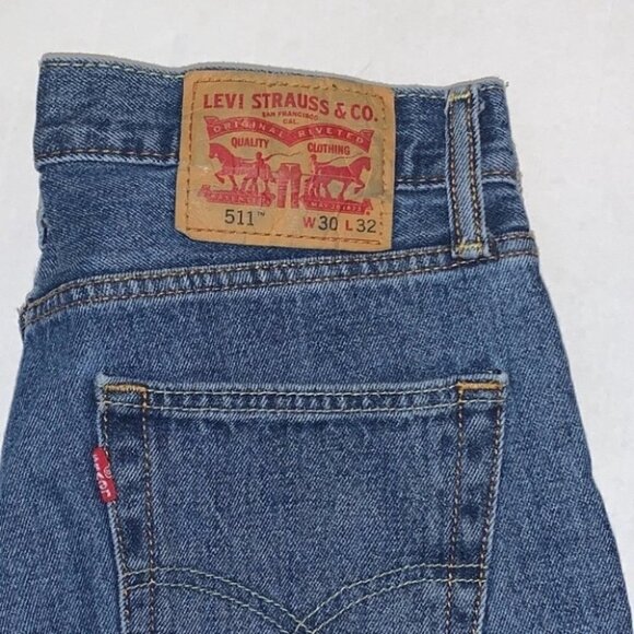 LEVI’S 511 slim fit jeans in melon drop mid wash size 30 x 32 - Picture 11 of 15